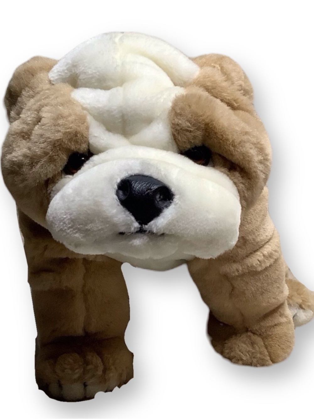 TY Classic Winston English Bulldog Vintage 1990 Puppy Dog Stuffed Animal